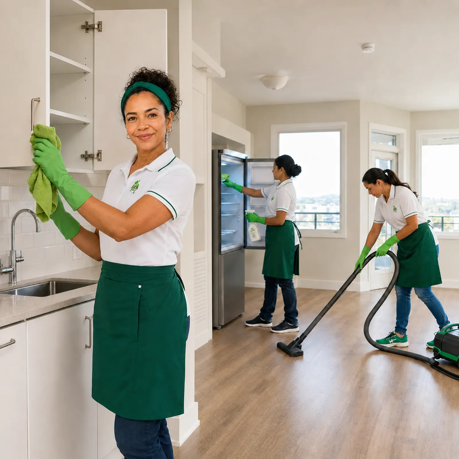 Fresh & Shiny team preparing a vacant long-term rental property between tenants in Durham Region.