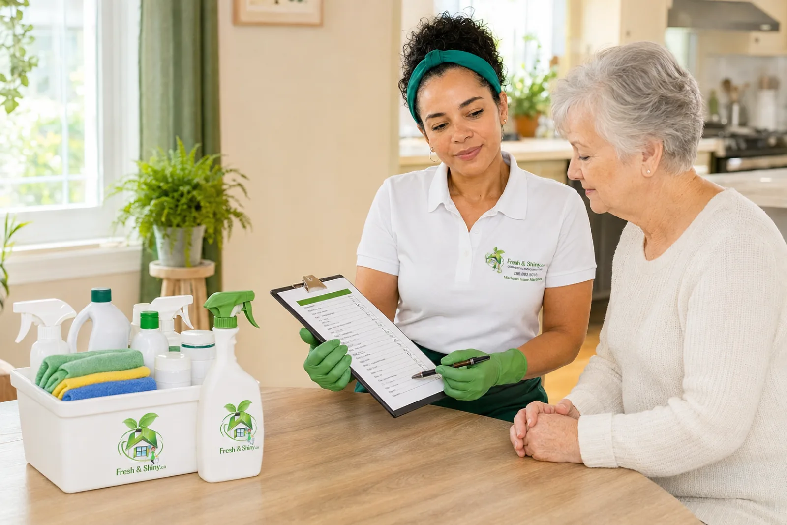 Fresh & Shiny Community Care residential cleaning service in Durham Region Ontario