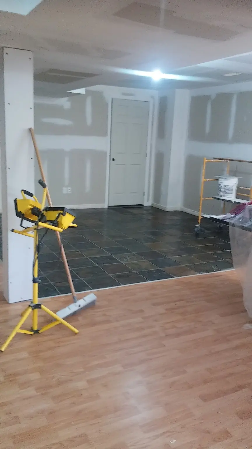 Renovated interior before post-construction cleaning service in Whitby