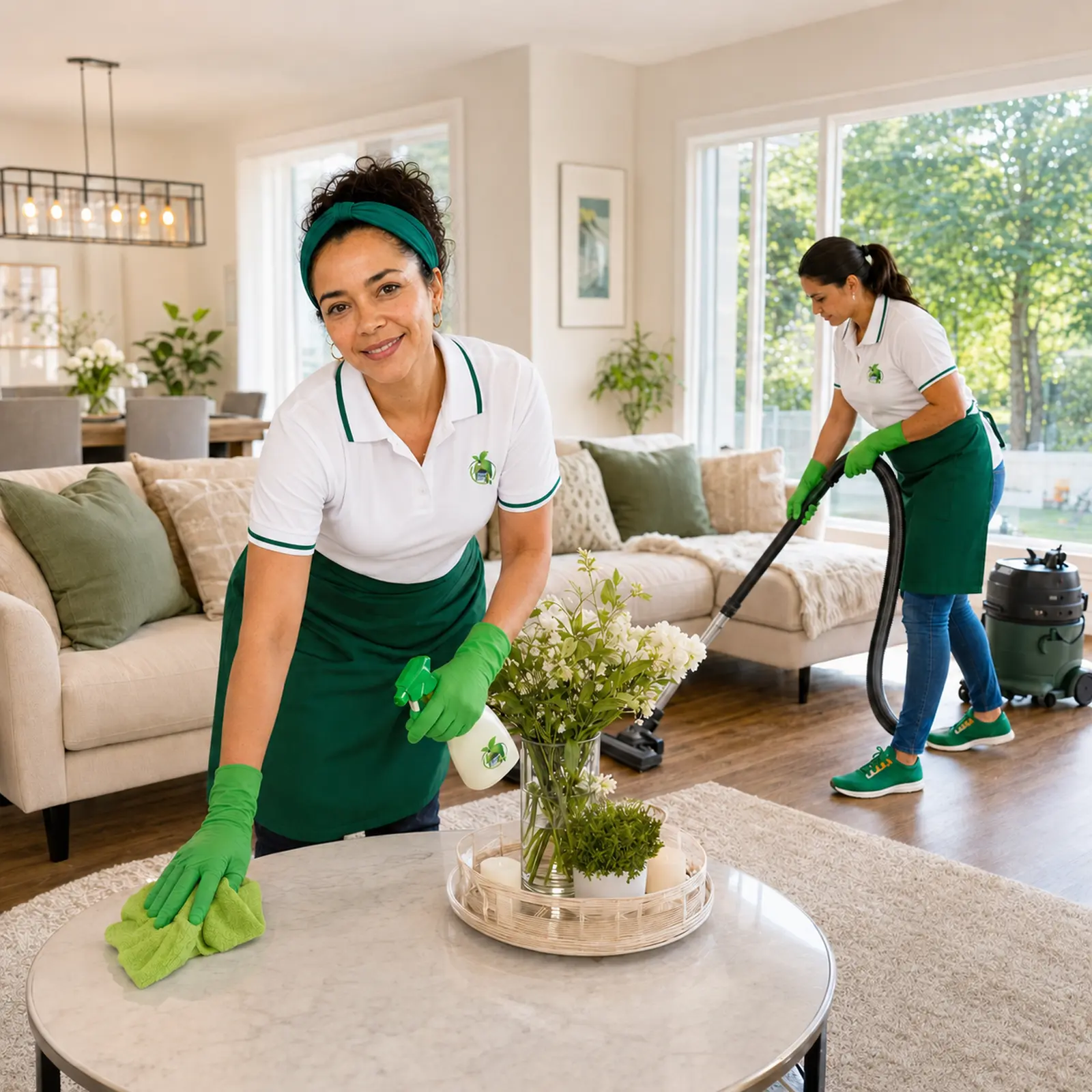 Fresh & Shiny cleaners providing recurring house cleaning in Durham Region, Ontario.