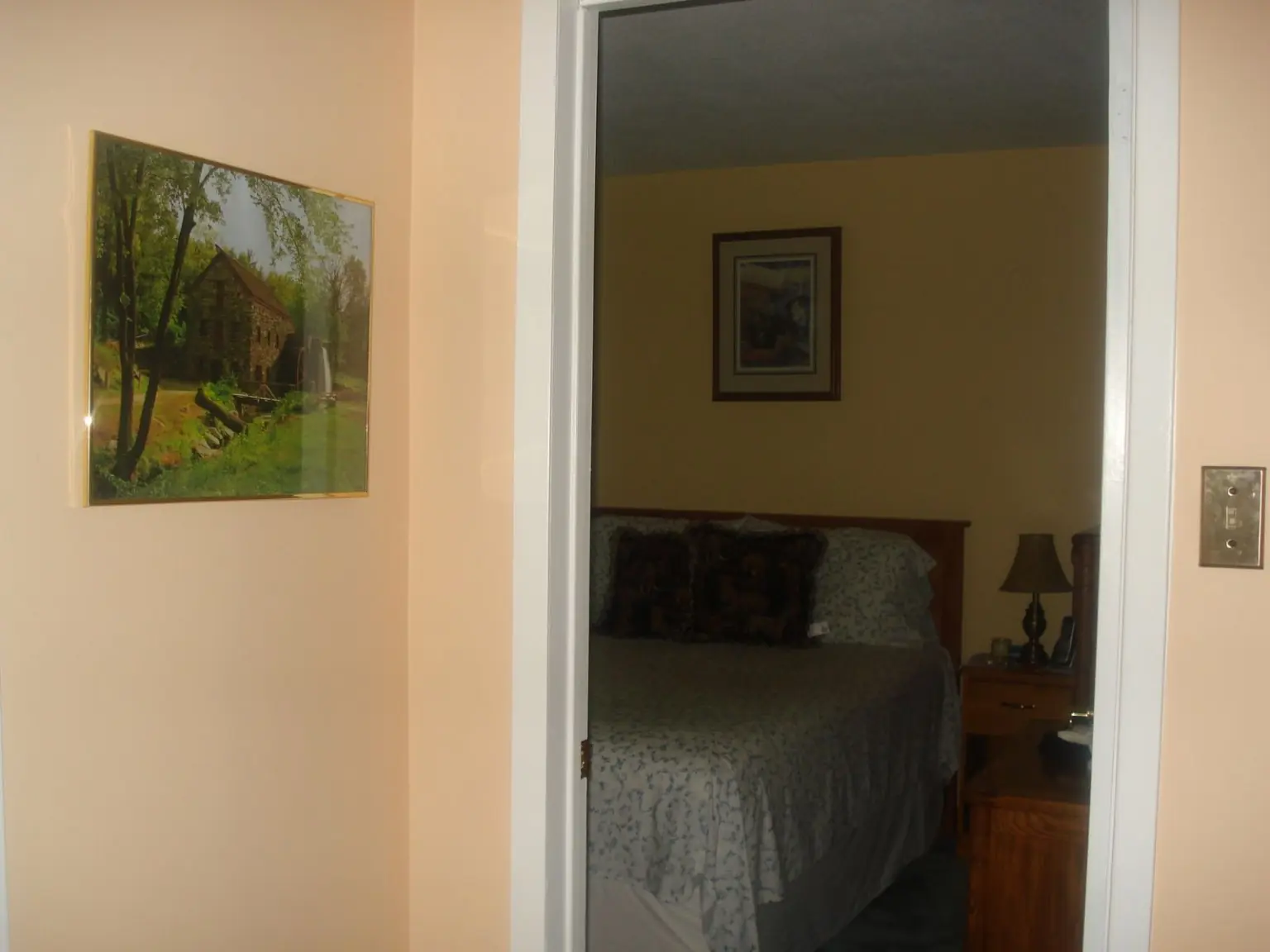 Clean and prepared bedroom during weekly home cleaning in Whitby